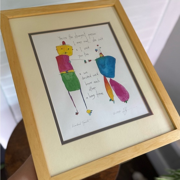 Kindred Spirits Brian Andreas signed print 1997 - Picture 7 of 10